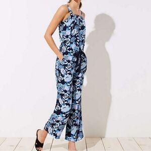 Loft pineapple dream blue romper size 4